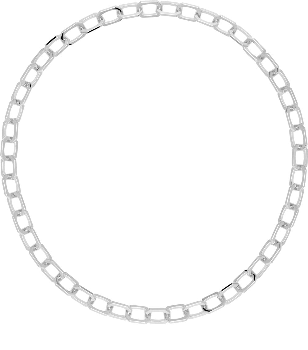 Small Signature Chain Halskette - 925 Sterling Silber