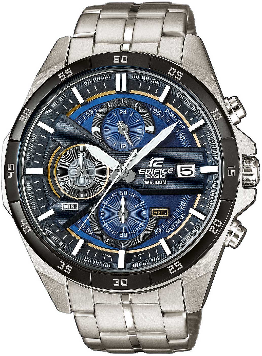 Casio Edifice EFR-556DB-2AV Herren Uhr • Chronograph • Edelstahl