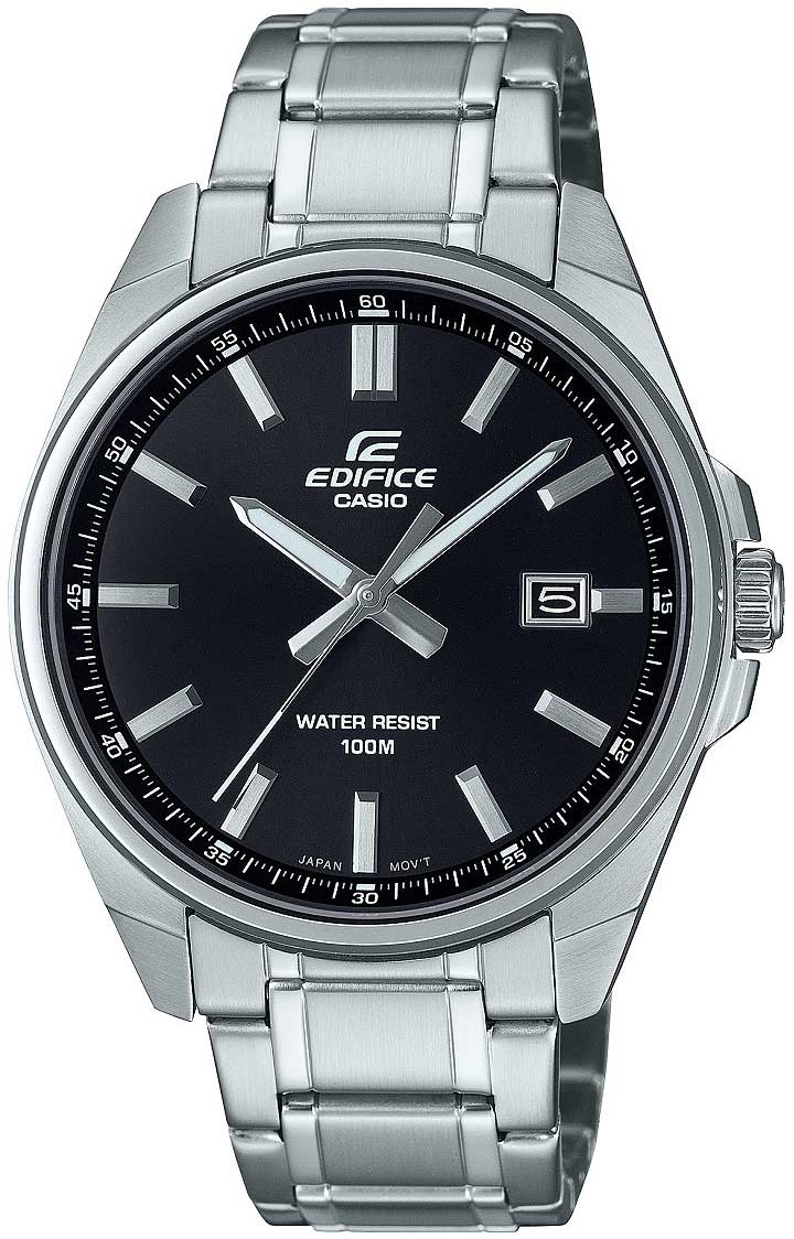 Casio Edifice EFV-150D-1AVUEF Herren Uhr • Quarz-Uhr • Robustes Edelstahl-Gehäuse