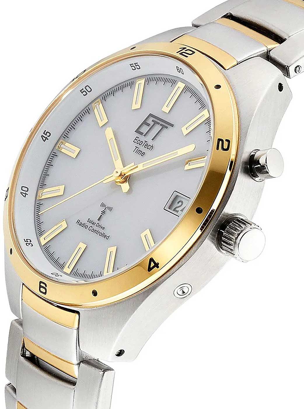 Herrenuhr mit Funk-Solaruhrwerk - Eco Tech Time Modell: EGS-11443-11M