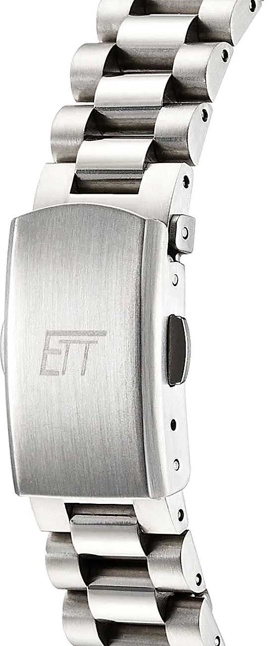 Eco Tech Time Gobi ELS-11675-32M Damen Uhr • Funk-Solar-Antrieb • Mineralglas