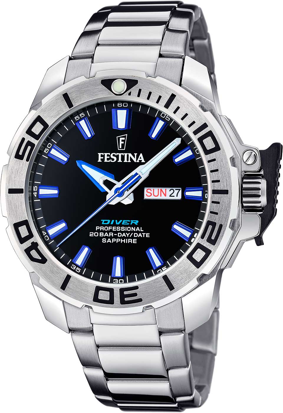 Festina The Originals Diver F20665/3 Herrenuhr • Saphirglas • 20 bar Wasserdicht