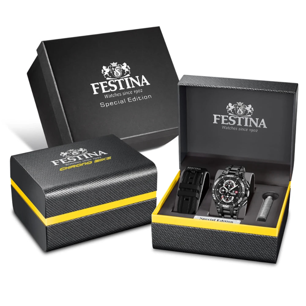 Festina Chrono Bike Special Edition F20756/1 Herrenuhr • 20 Bar • Chronograph