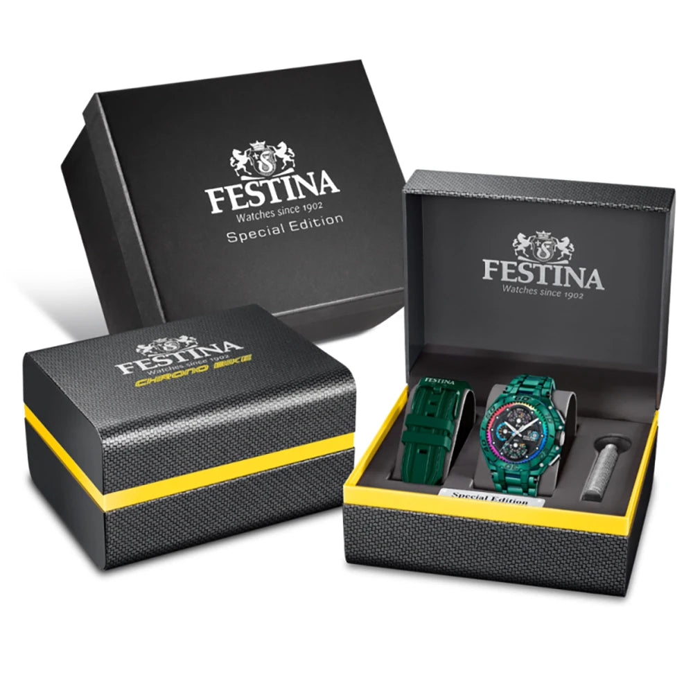 Festina Chrono Bike Special Edition F20760/1 Herrenuhr • 20 Bar • Chronograph