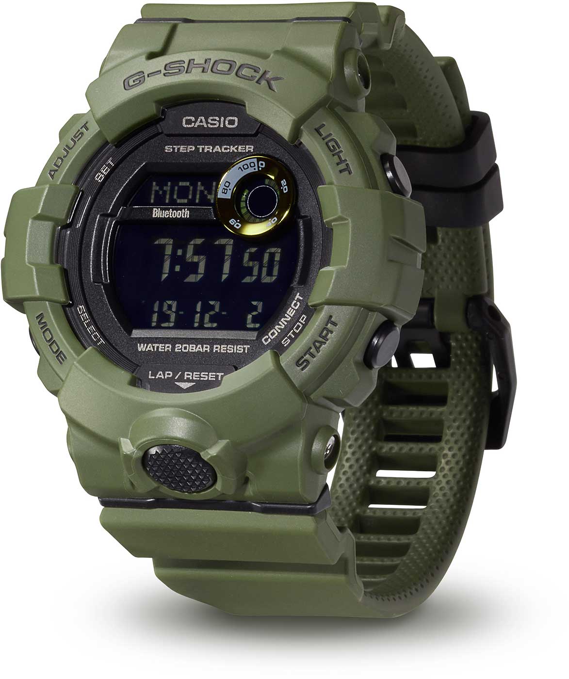 Casio G-Shock G-Squad GBD-800UC-3ER Herren Uhr • Bluetooth • Robustes Resin-Gehäuse
