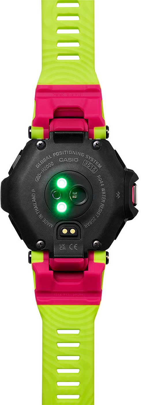 Casio G-SHOCK GBD-H2000-1A9ER Unisex Uhr • Solarbetrieben • Herzfrequenzmessung & GPS