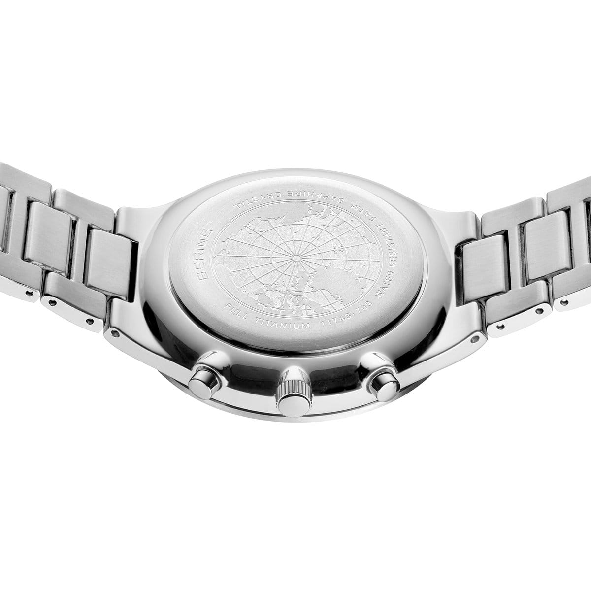 Bering Titanium 11743-709 Herrenuhr • Ultraleichtes Titan • Kratzfestes Saphirglas