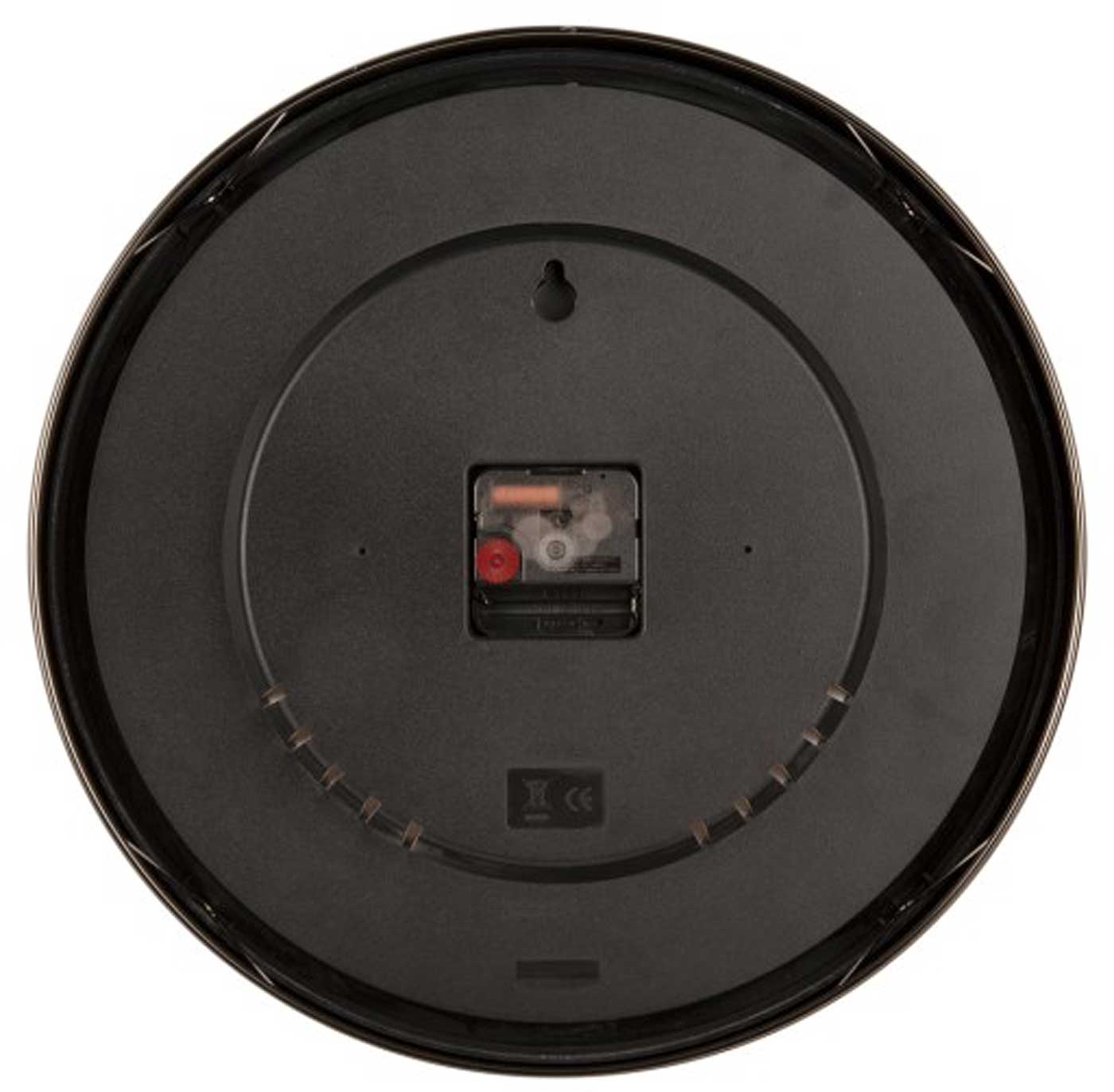 Karlsson Wanduhr 35 cm Ø Metall • Elegantes Design • Präzises Quarzuhrwerk