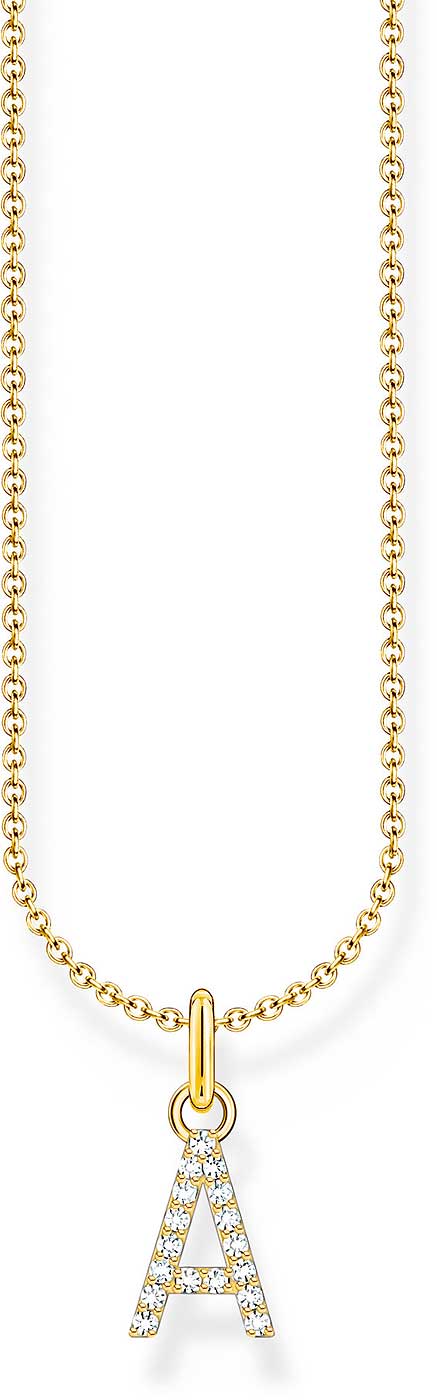 Halskette mit Anhänger Buchstabe A - Thomas Sabo Modell: KE2240-414-14