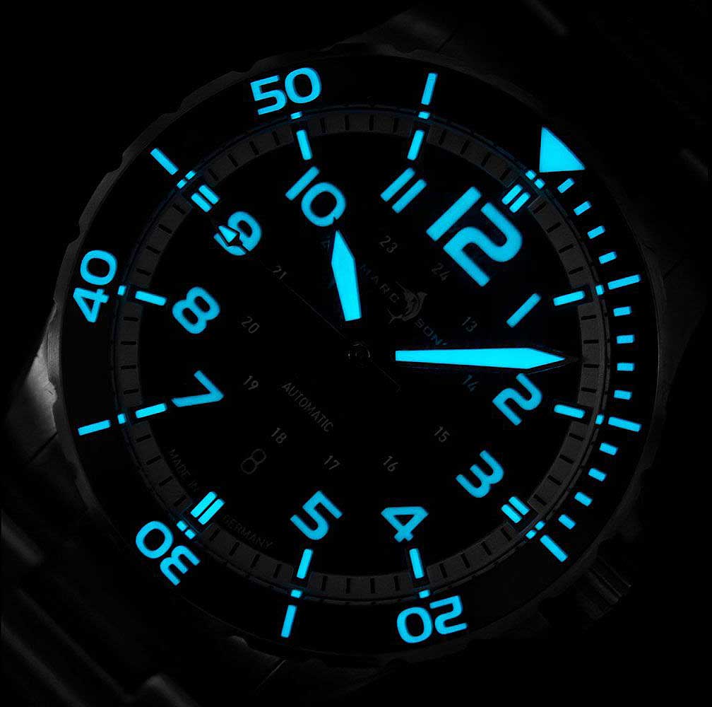 Marc and Sons Sport Professional MSD-050-09-S Herren Uhr • Automatik • Saphirglas