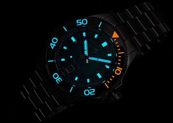 Marc & Sons Classic Diver MSD-051-03-S Herren Uhr • Automatikwerk • Saphirglas