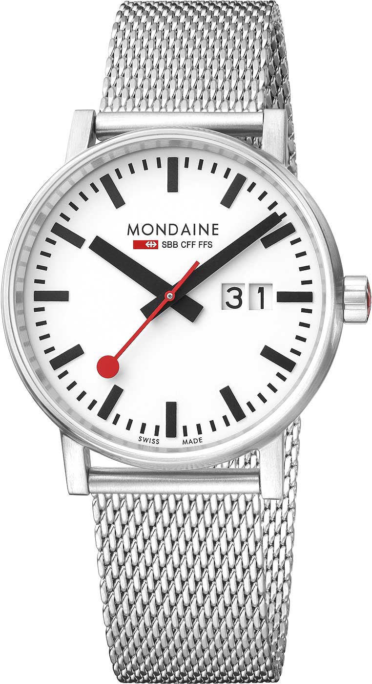 evo2 Damen- und Herrenuhr - Mondaine Modell: MSE.40210.SM