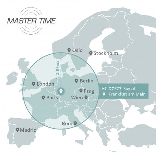 Master Time Basic MTGA-10294-12L Herren Uhr • Funk • Mineralglas