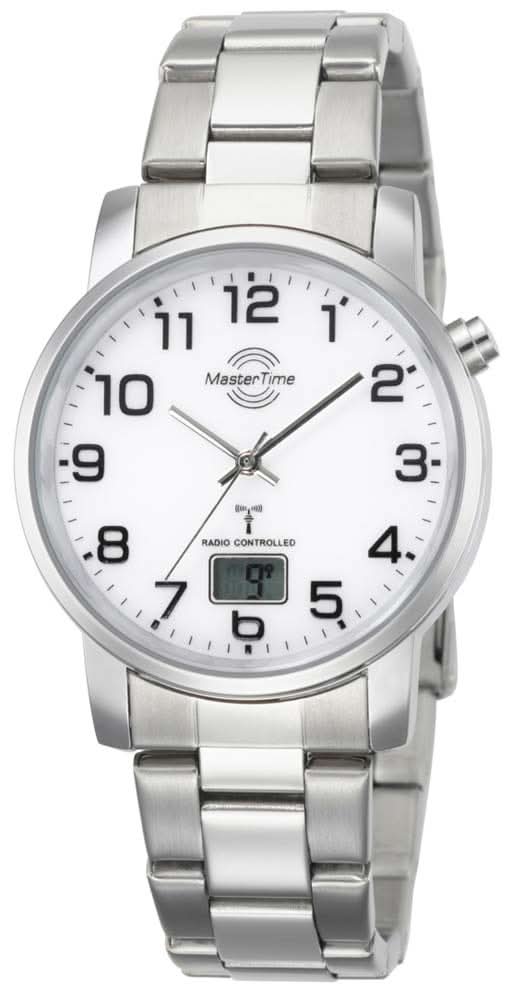 Master Time Basic MTGA-10300-12M Herren Uhr • Funk • Mineralglas