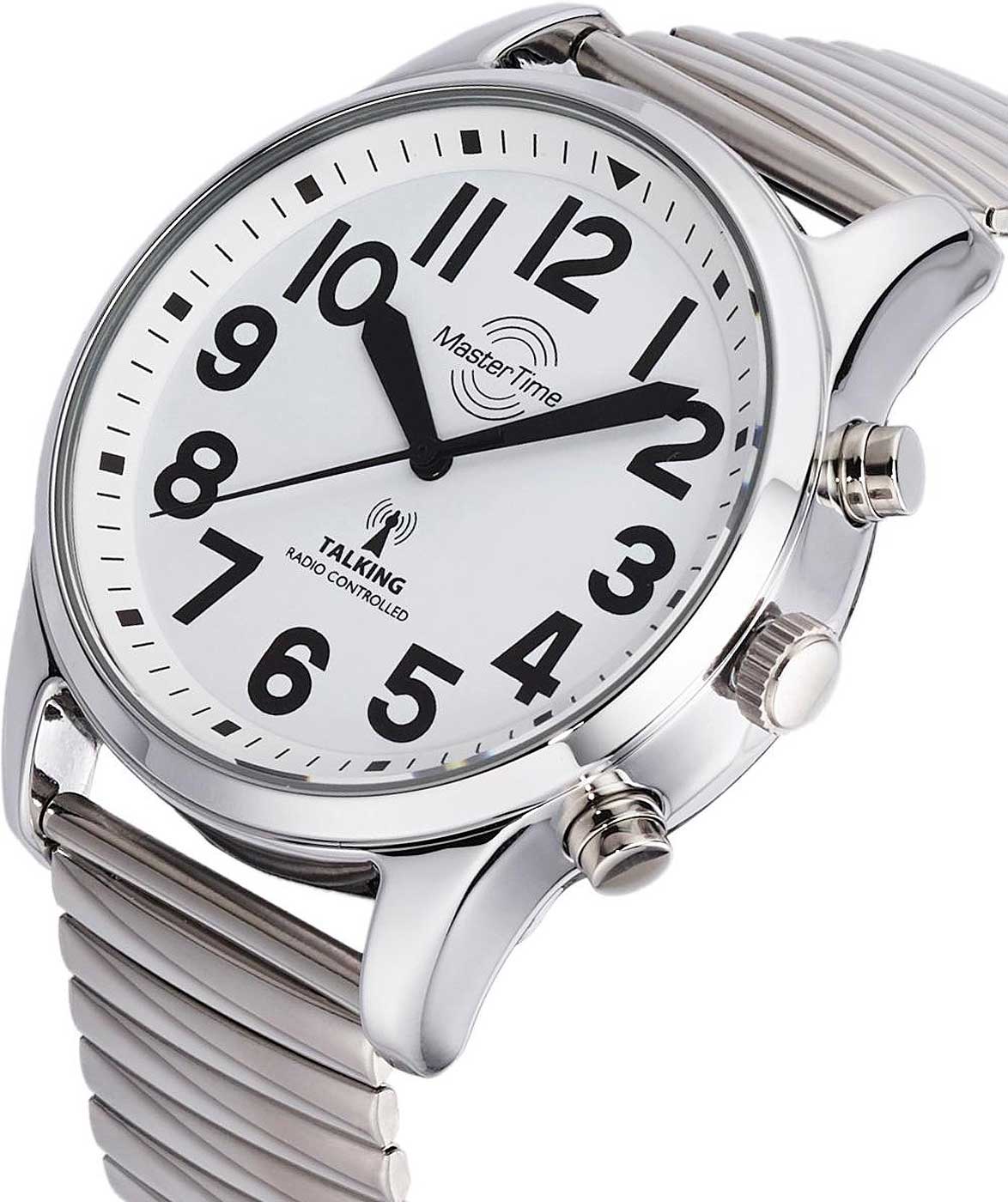 Master Time MTGA-10691-61M Herren Funkuhr • Sprechfunktion • Funktechnologie