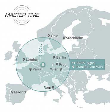 Master Time Funk Super Power MTGA-10855-31L Herren Uhr • Funktechnologie • Automatische Zeitumstellung