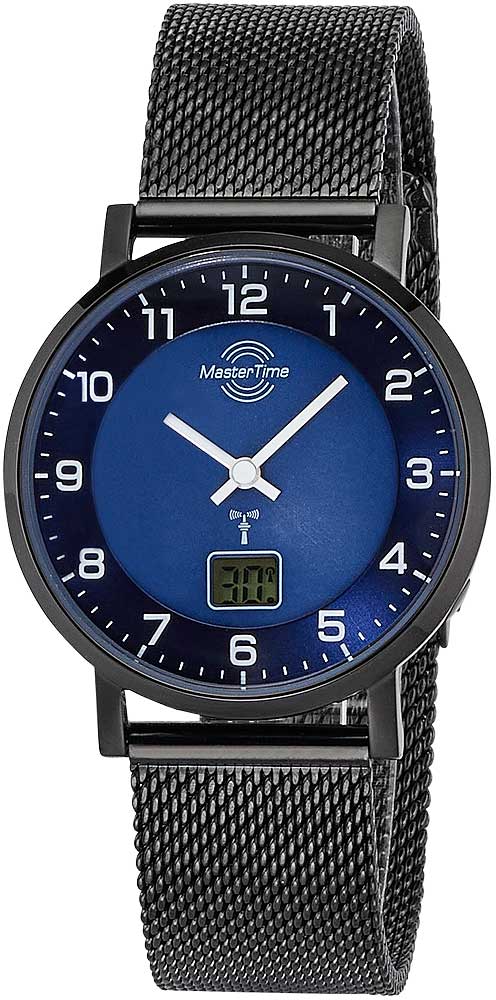 Master Time MTLS-10742-32M Damen Uhr • Funk • Mesh-Armband