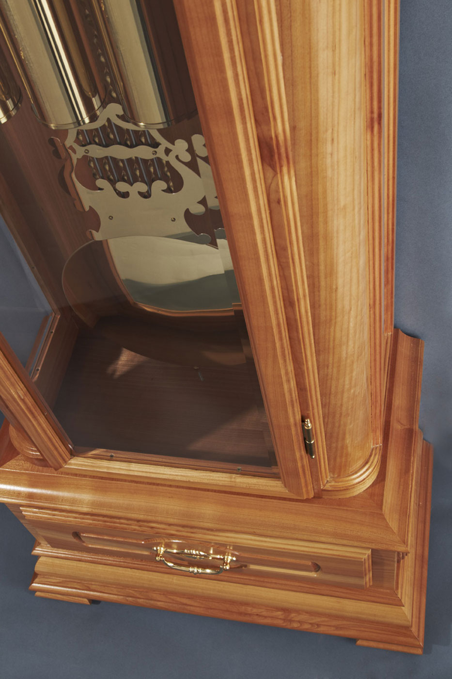 Nr. 18 Standuhr Kirsche vollmassiv