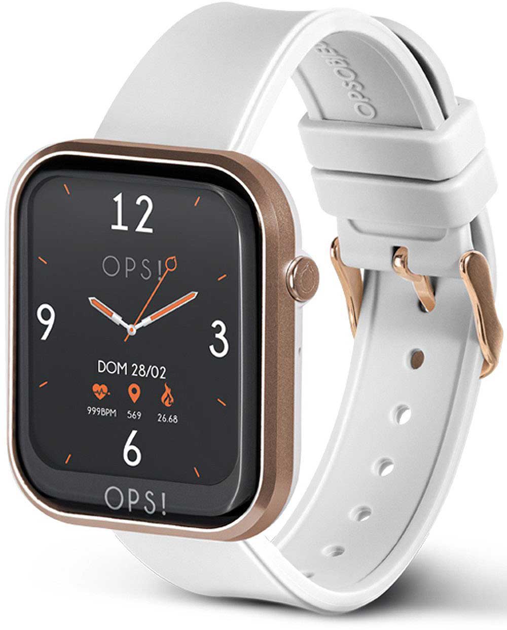 OPS! OPSSW-11 Uhr • Smartwatch • Roségold Aluminiumgehäuse