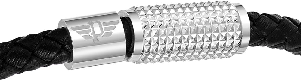 URBAN TEXTURE Geflochtenes Lederamband - Police Modell: PEAGB0001110