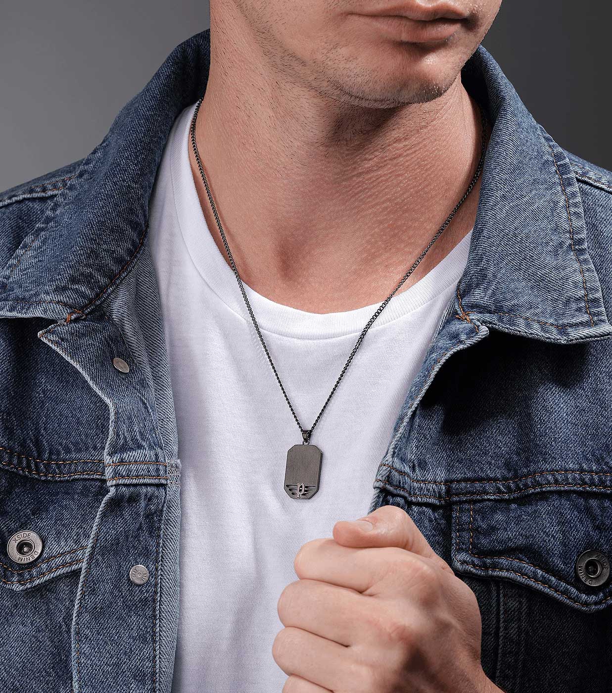 MOTIVE Halskette mit Ident Anhänger - Police Modell: PEAGN0035902