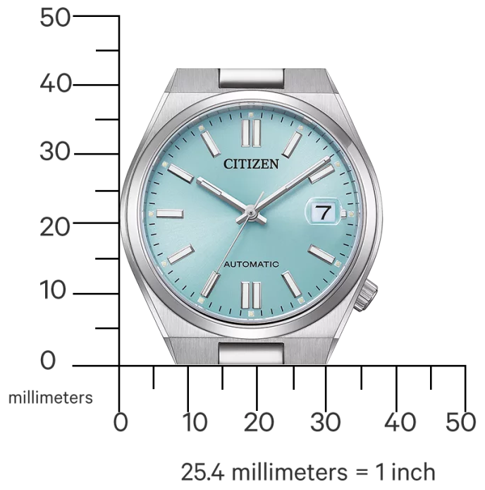 Citizen Automatik NJ0200-50L Uhr • Präzises Automatikwerk • Blaues Zifferblatt