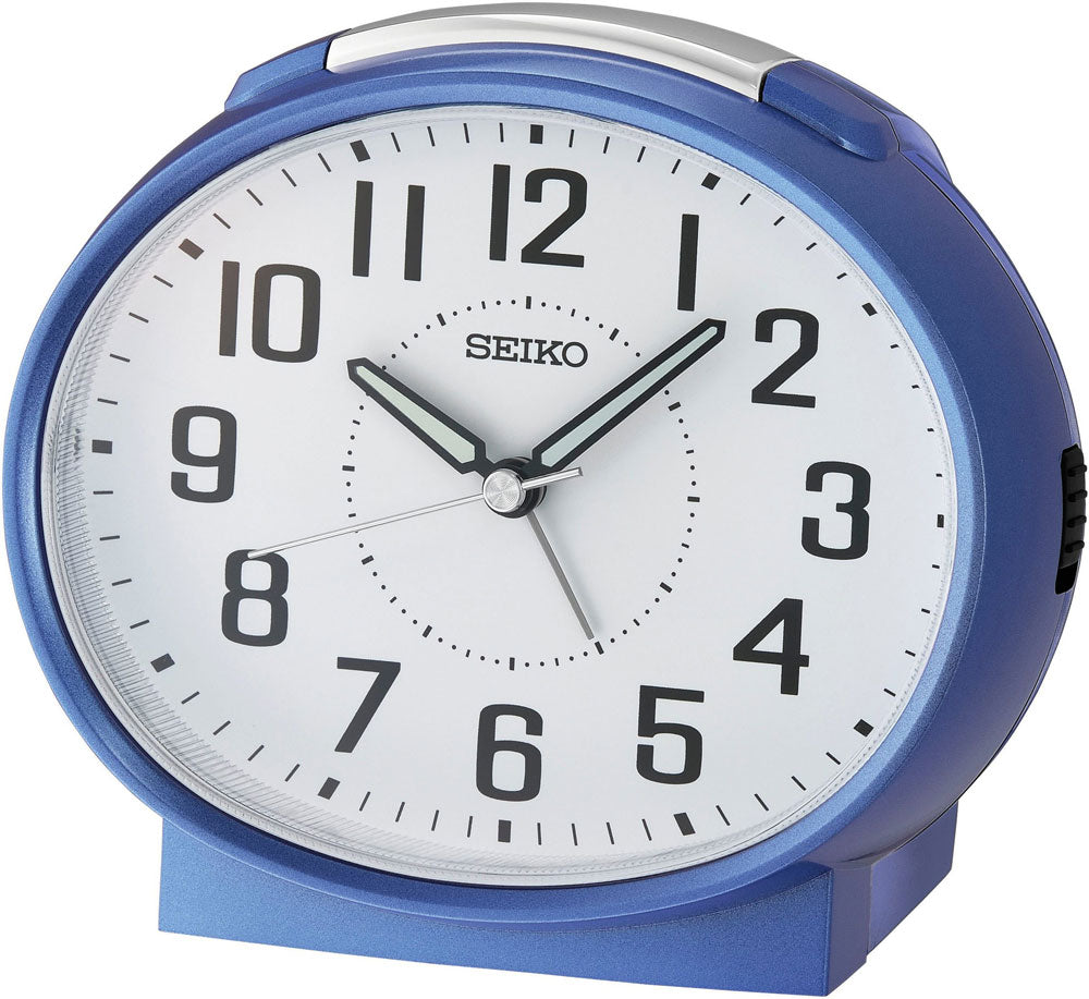Seiko Analog Wecker 11.2x13x8.1 cm Kunststoff • Leises Uhrwerk • Bell Alarm