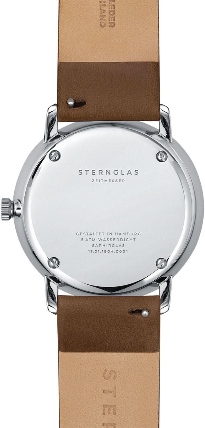 Sternglas Naos S01-NA01-PR04 Men's Watch • Domed Sapphire Glass • Ronda Quartz Movement