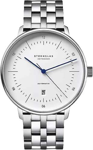 Herrenuhr, Automatikuhr mit Datumsanzeige - Sternglas Modell: S02-NX01-ME13