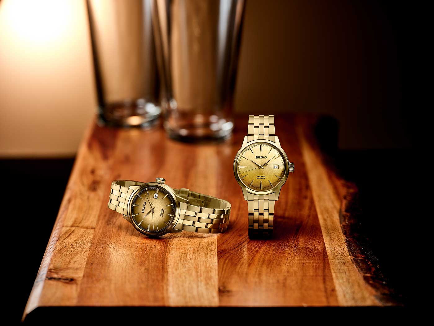 Seiko Presage SRPK48J1 Uhr • Automatik • Edles Gold-Design