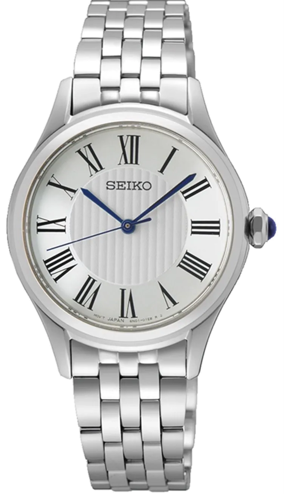 Seiko Klassik SUR609P1 Uhr • Saphirglas • Blaues Zifferblatt