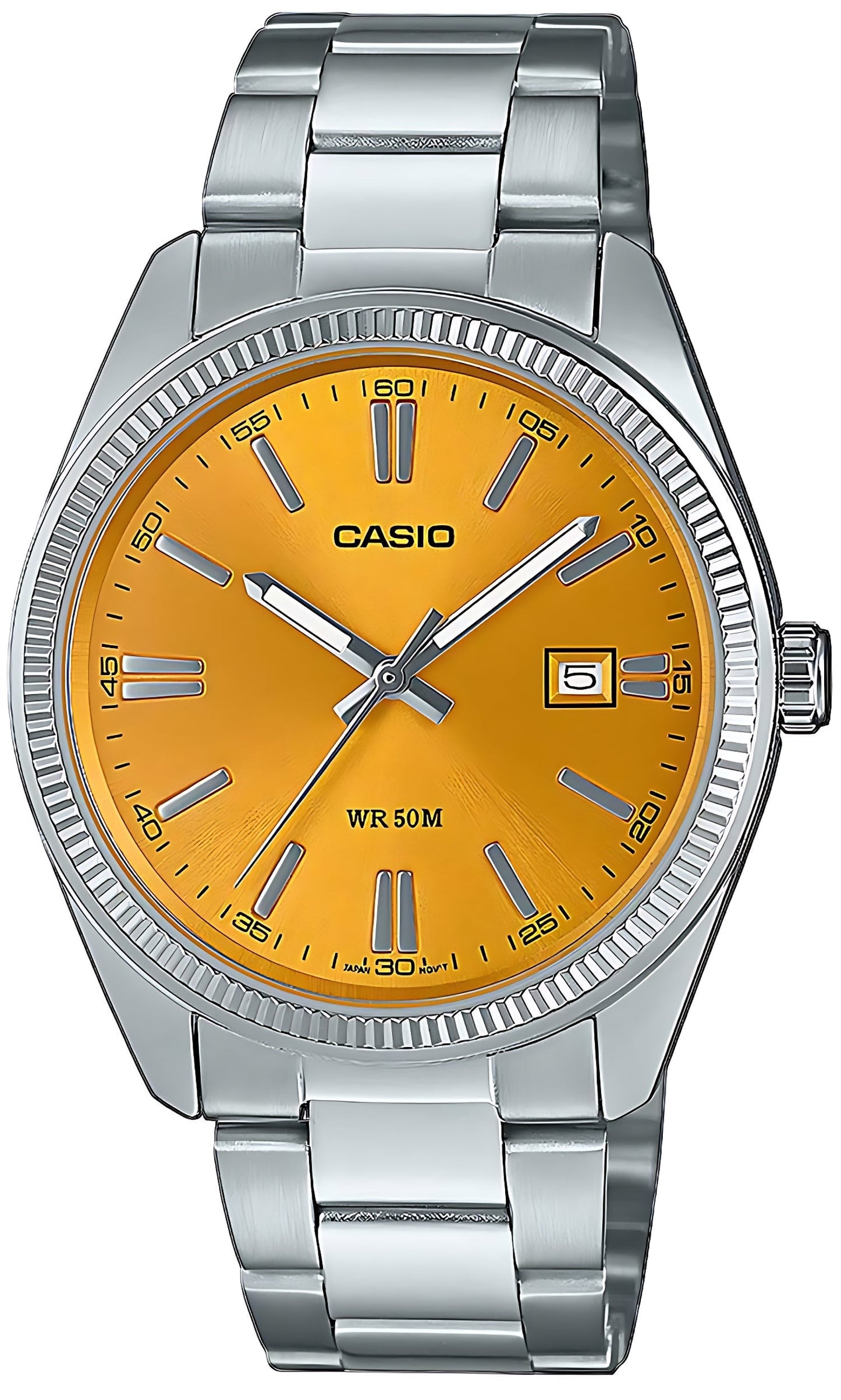 Casio MTP-1302PD-9AVEF Herrenuhr • Kult-Design • Gelb