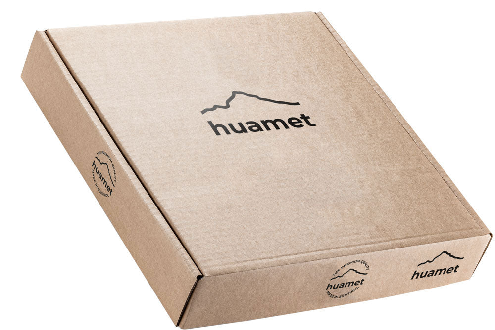 huamet Wanduhr 30 cm Ø Eichenholz • Geräuschloses Uhrwerk • schleichende Sekunde