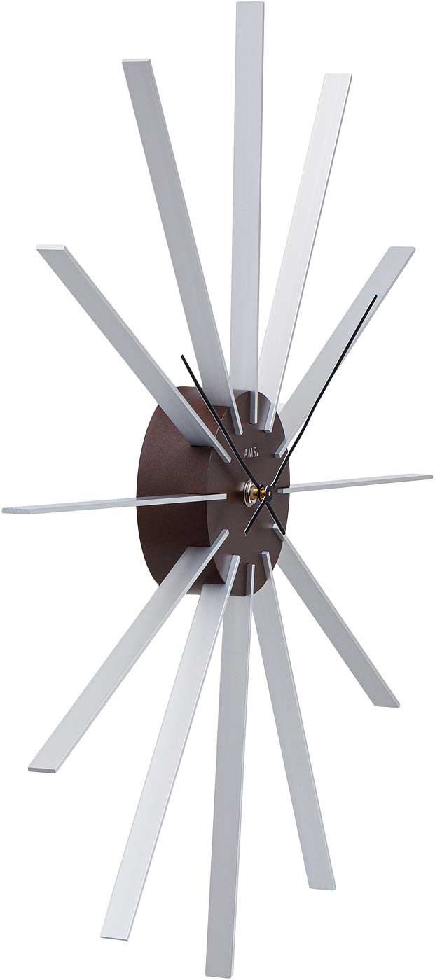 Wanduhr modern Gehäusedurchmesser 50 cm - AMS Modell: 9595