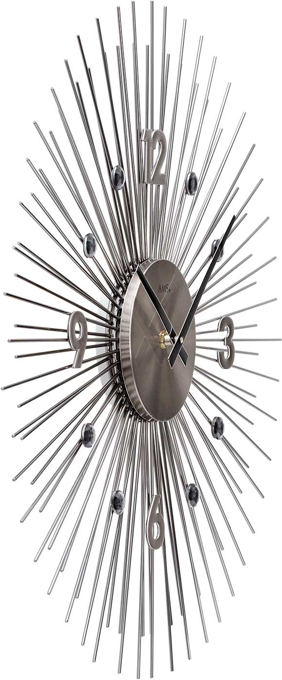 Wanduhren modern Gehäusedurchmesser 50 cm - AMS Modell: 9610