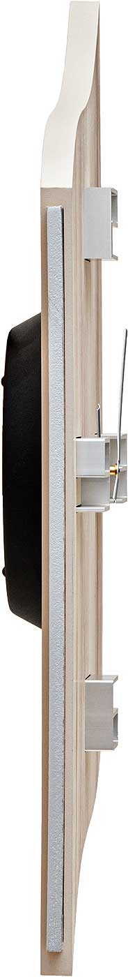 Wanduhr modern 27 x 40 x 4 cm - AMS Modell: 9613