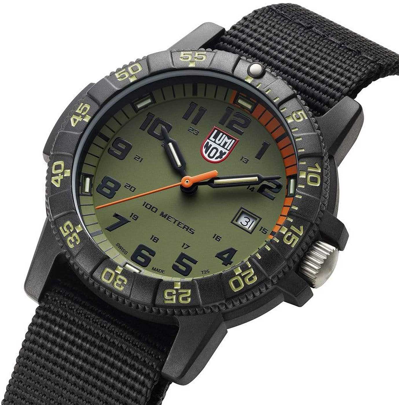 Luminox Leatherback Sea Turtle Giant XS.0337 Uhr • 25 Jahre Leucht-Technologie • Robustes CARBONOX™ Gehäuse