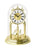 AMS Lina J1202 Tischuhr Gold • Quarzwerk in Messingoptik • Mineralglas