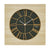 AMS W9641 Wanduhr Sonoma-Eiche • Lasergeschnittenes Design • Quarzwerk