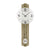 AMS W7489 Wanduhr Sonoma • Quarz-Pendelwerk • Mineralglas facettiert