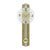 AMS W7487 Wanduhr Messingantik • Quarz-Pendelwerk • Mineralglas