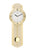 Holz-Pendel-Wanduhr mit rundem Messing-Zifferblatt und Pendel