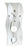 AMS W7246 Wanduhr Schwarz • Quarz-Pendelwerk • Mineralglas