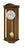 AMS Wanduhr Regulator mit nussbaumfarbenem Holzgehäuse, Zifferblatt und Pendel.