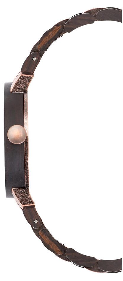 Laimer Emma 0090 Damen Uhr • Nachhaltiges Sandelholz • Ultraleicht