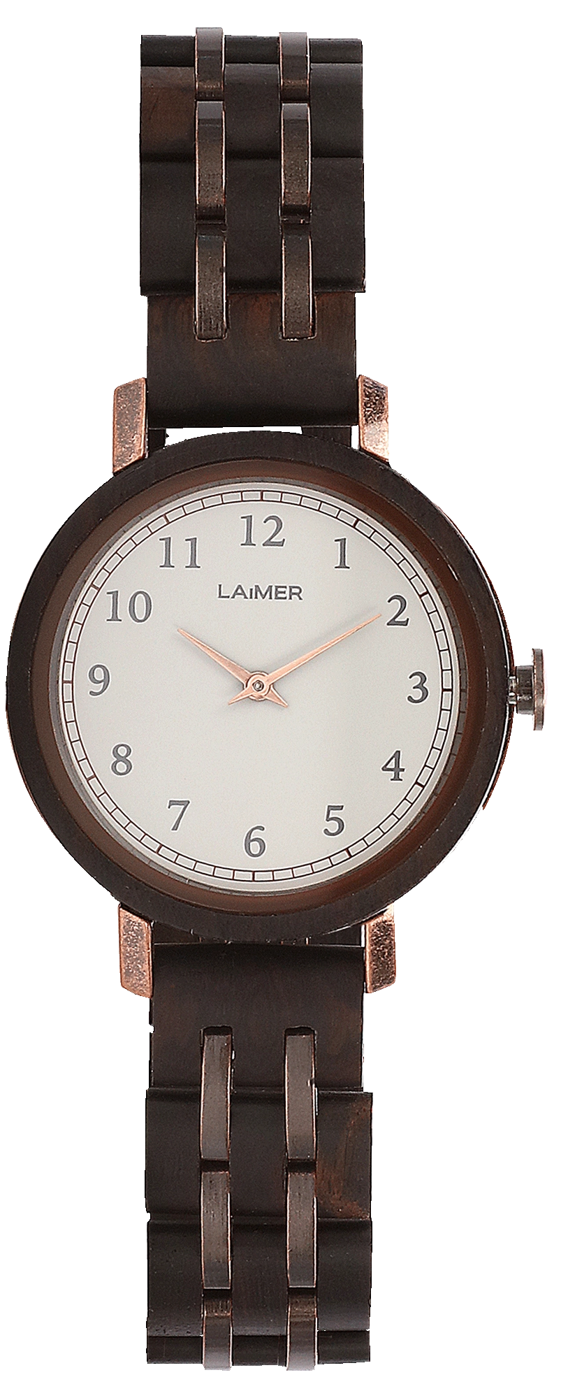 Laimer Emma 0090 Damen Uhr • Nachhaltiges Sandelholz • Ultraleicht