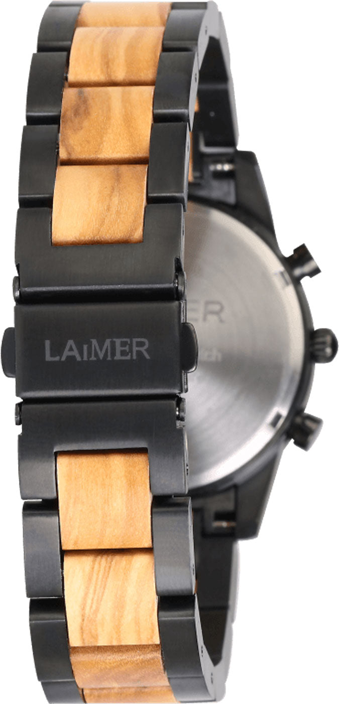 Laimer LAIMER-135 Damen Uhr • Leichtes Holz-Design • Präzises Quarzwerk