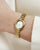 Mockberg Belle Oval MB1418 Damen Armbanduhr Gold • Mineralglas • Ovales Gehäuse, Bild 3