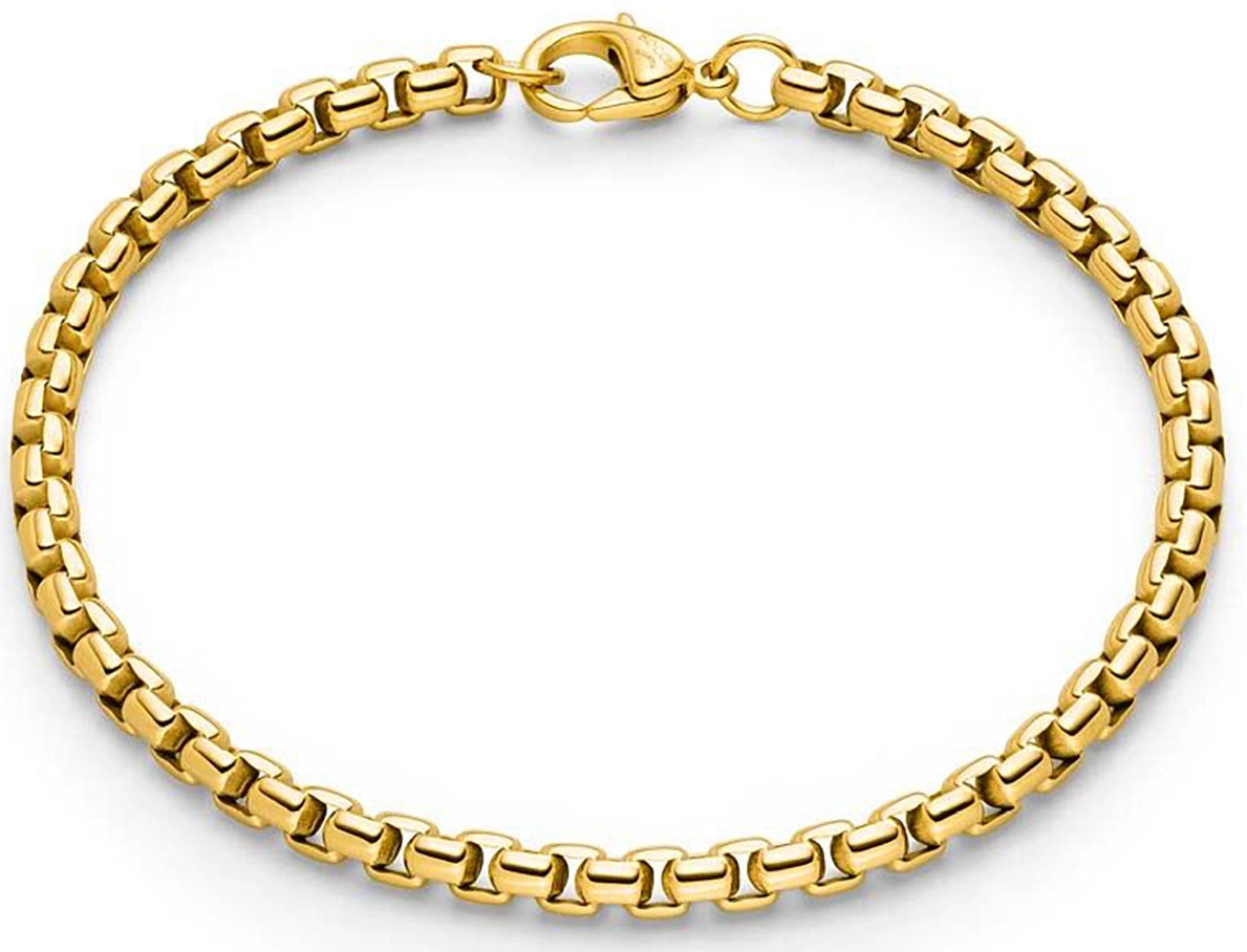 Armband Panzerkette Titan vergoldet Boccia Jewelry Modell 030640218