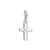 Charm Anhänger Kreuz mit Stein - 925 Sterlingsilber